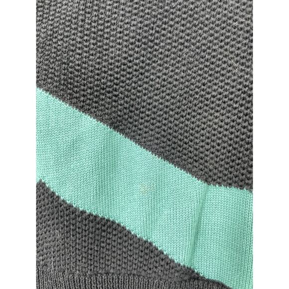 Mila Zovko Dress Womens Large Luna Sleeveless Maxi Black Green Colorblock - Picture 5 of 8